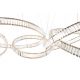 Candelabre, Lustre - Lustra XXL suspendata LED design ambiental Ring LINE 8 auriu