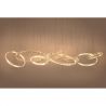Lustra XXL suspendata LED design ambiental Ring LINE 8 auriu