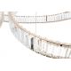 Candelabre, Lustre - Lustra XXL suspendata LED design ambiental Ring LINE 8 auriu