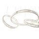 Candelabre, Lustre - Lustra XXL suspendata LED design ambiental Ring LINE 8 auriu