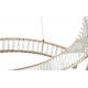 Candelabre, Lustre - Lustra XXL suspendata LED design ambiental Ring LINE 8 auriu
