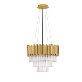 Candelabre, Lustre - Lustra suspendata design elegant MAGNOLIA aurie
