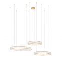 Lustra suspendata LED design ambiental Ring 3A auriu