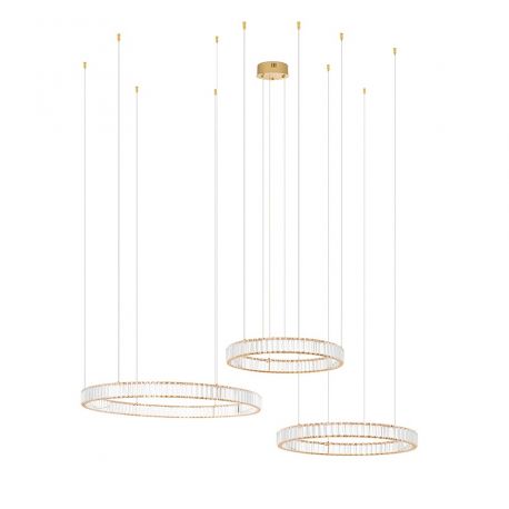 Candelabre, Lustre - Lustra suspendata LED design ambiental Ring 3A auriu