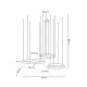 Candelabre, Lustre - Lustra suspendata LED design ambiental Ring 3B auriu