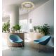 Aplice, corpuri de iluminat pentru pereti - Aplica LED perete sau tavan design Art Deco Mirror Splash M