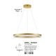 Pendule, Lustre suspendate - Lustra LED suspendata design elegant ADRIA D-60cm
