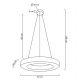 Candelabre, Lustre - Lustra suspendata LED Florens 60 auriu