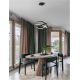 Pendule, Lustre suspendate - Lustra LED suspendata cu telecomanda ODREY neagra