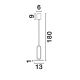 Pendule, Lustre suspendate - Lustra/Pendul LED stil minimalist GEA