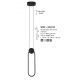 Pendule, Lustre suspendate - Lustra/Pendul LED stil minimalist WIRO