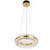 Lustra LED suspendata design deosebit Half 47D auriu