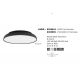 Plafoniere - Plafoniera LED dimabila design circular LINUS D-45cm