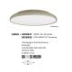 Plafoniere - Plafoniera LED dimabila design circular LINUS D-60cm