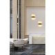 Aplice, corpuri de iluminat pentru pereti - Aplica de perete design decorativ PORTO auriu