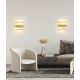 Aplice, corpuri de iluminat pentru pereti - Aplica de perete design decorativ PALAS auriu
