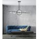 Pendule, Lustre suspendate - Lustra moderna cu 10 de surse de lumina si LED LINEA TWIN 120