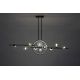 Pendule, Lustre suspendate - Lustra moderna cu 10 de surse de lumina si LED LINEA TWIN 120
