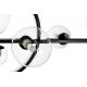 Pendule, Lustre suspendate - Lustra moderna cu 10 de surse de lumina si LED LINEA TWIN 120