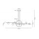 Pendule, Lustre suspendate - Lustra moderna cu 10 de surse de lumina si LED LINEA TWIN 120
