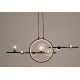 Pendule, Lustre suspendate - Lustra moderna cu 7 de surse de lumina si LED LINEA TWIN 90