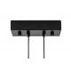 Pendule, Lustre suspendate - Lustra moderna cu 7 de surse de lumina si LED LINEA TWIN 90