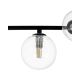 Pendule, Lustre suspendate - Lustra moderna cu 7 de surse de lumina si LED LINEA TWIN 90