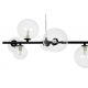 Pendule, Lustre suspendate - Lustra moderna cu 7 de surse de lumina si LED LINEA 90