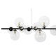 Pendule, Lustre suspendate - Lustra moderna cu 10 de surse de lumina si LED LINEA 120
