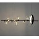Pendule, Lustre suspendate - Lustra moderna cu 10 de surse de lumina si LED LINEA 120