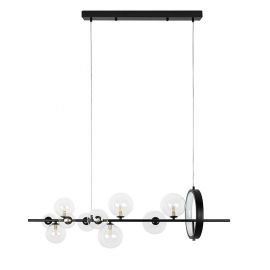 Lustra moderna cu 10 de surse de lumina si LED LINEA 120
