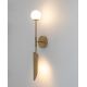 Aplice, corpuri de iluminat pentru pereti - Aplica de perete design decorativ LUCA auriu