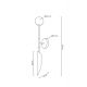 Aplice, corpuri de iluminat pentru pereti - Aplica de perete design decorativ LUCA auriu