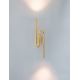 Aplice, corpuri de iluminat pentru pereti - Aplica de perete LED design decorativ Up&Down auriu