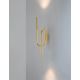 Aplice, corpuri de iluminat pentru pereti - Aplica de perete LED design decorativ Up&Down auriu