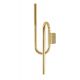 Aplice, corpuri de iluminat pentru pereti - Aplica de perete LED design decorativ Up&Down auriu