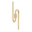 Aplica de perete LED design decorativ Up&Down auriu