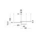 Pendule, Lustre suspendate - Lustra LED suspendata design circular PURPLE 3 ring alba