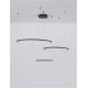 Pendule, Lustre suspendate - Lustra LED suspendata design circular PURPLE 3 ring neagra