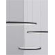 Pendule, Lustre suspendate - Lustra LED suspendata design circular PURPLE 3 ring neagra