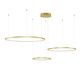 Pendule, Lustre suspendate - Lustra LED suspendata design circular PURPLE 3 ring aurie