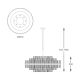 Candelabre, Lustre - Lustra suspendata design deosebit CONSTANTINOPLE 80cm