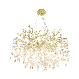 Candelabre, Lustre - Lustra suspendata design deosebit CINDY auriu