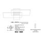 Lustre aplicate - Lustra LED cu telecomanda design geometric CLEA alba