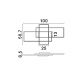 Lustre aplicate - Lustra LED cu telecomanda design geometric CLEA alba