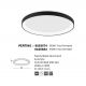 Plafoniere - Plafoniera LED dimabila design circular PERTINO D-48cm