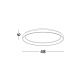 Plafoniere - Plafoniera LED dimabila design circular PERTINO D-48cm