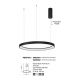 Pendule, Lustre suspendate - Lustra LED dimabila design circular PERTINO D-58cm