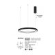 Pendule, Lustre suspendate - Lustra LED dimabila design circular PERTINO D-48cm