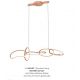 Candelabre, Lustre - Lustra LED moderna design circular CHOLET